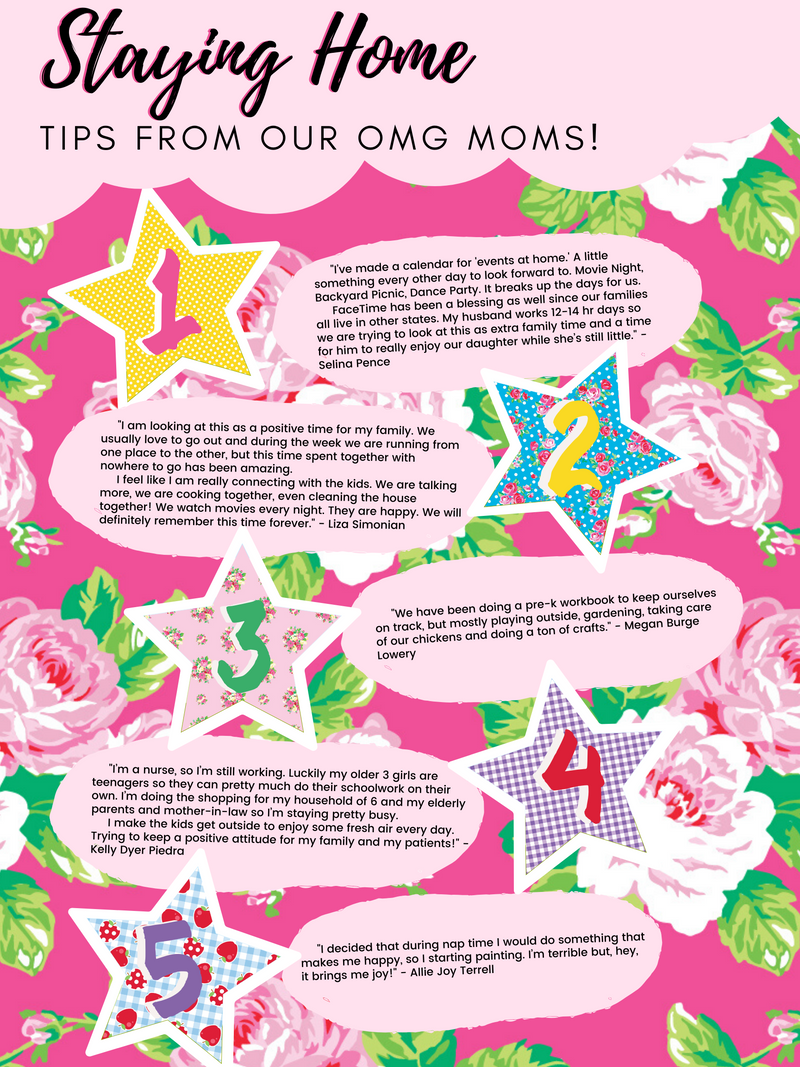 Staying Home Tips!