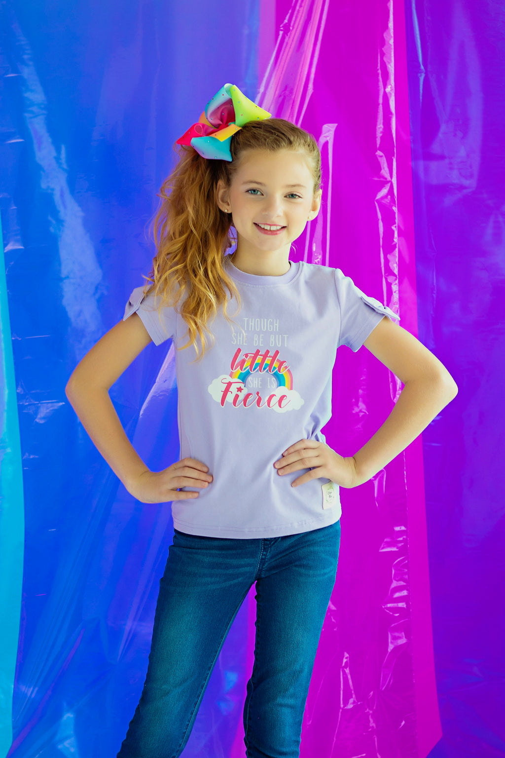 Little but Fierce Bow Tee (4014921383981)