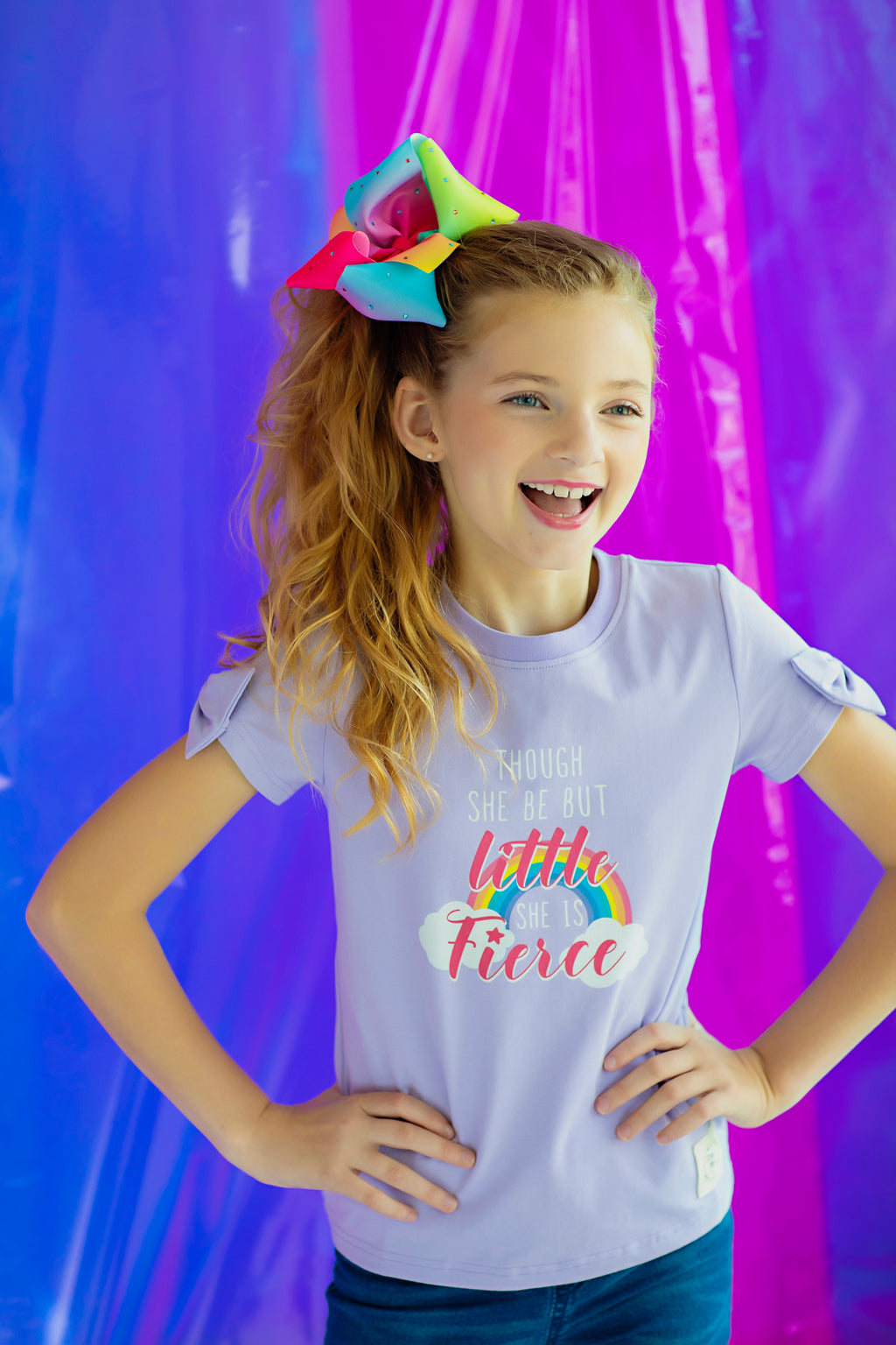 Little but Fierce Bow Tee (4014921383981)
