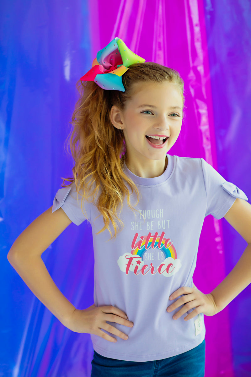 Little but Fierce Bow Tee (4014921383981)