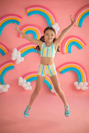 Rainbow athletic set