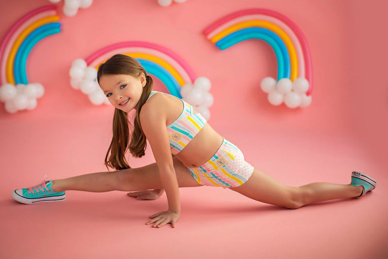 Rainbow athletic set