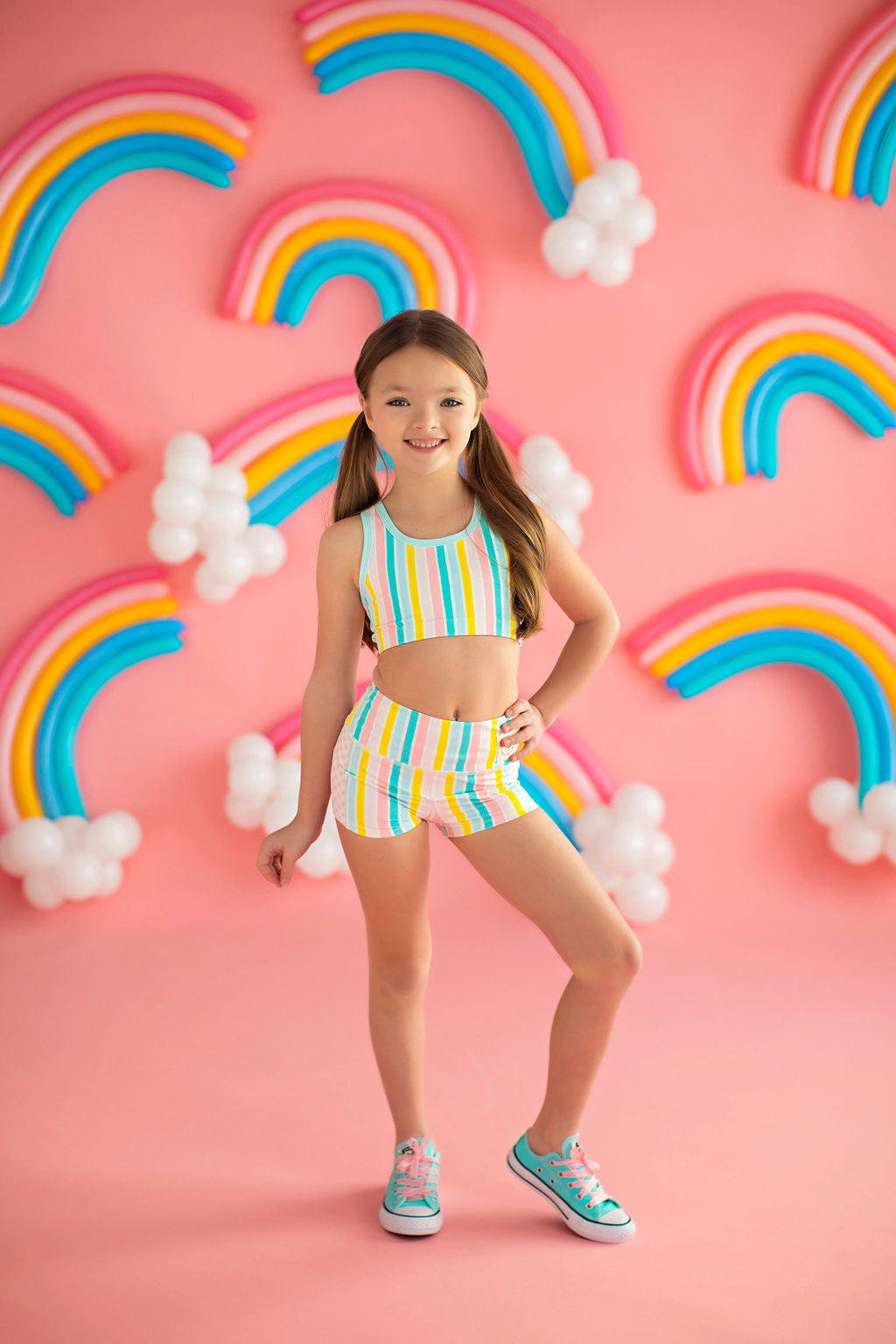 Rainbow athletic set