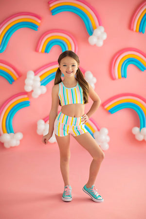 Rainbow athletic set