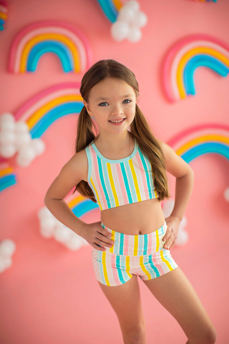 Rainbow athletic set