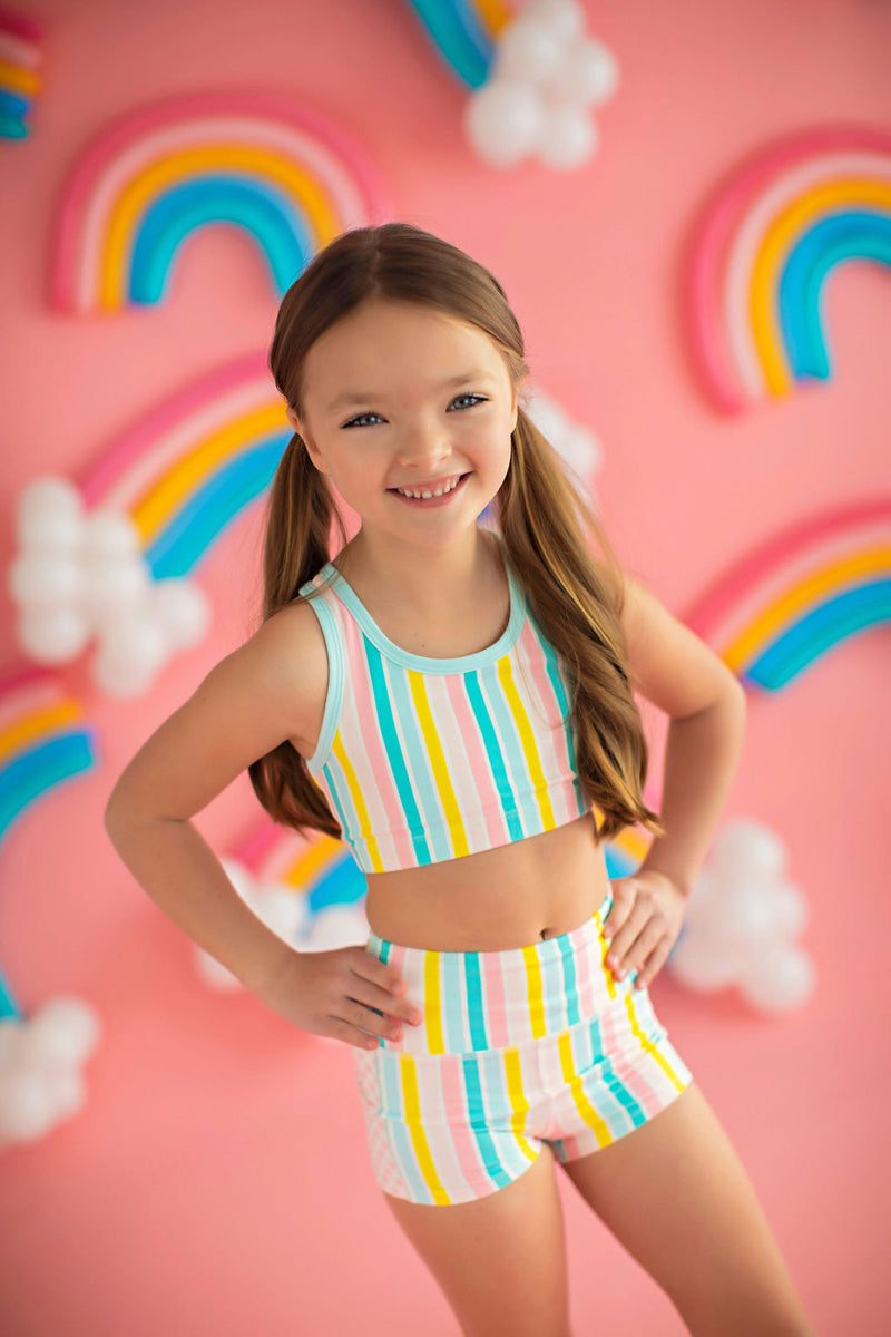 Rainbow athletic set