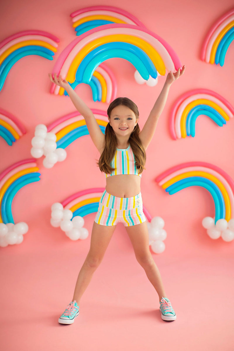 Rainbow athletic set