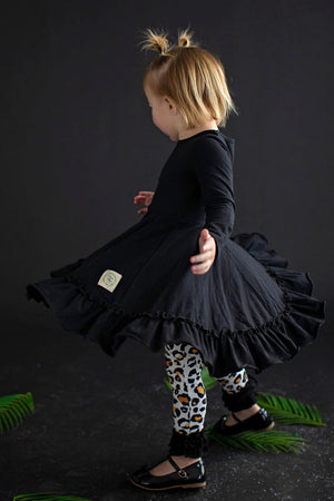 Black Polka dot dress