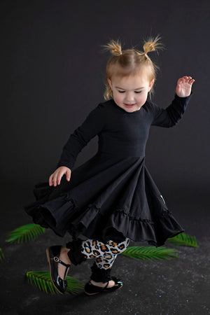 Black Polka dot dress