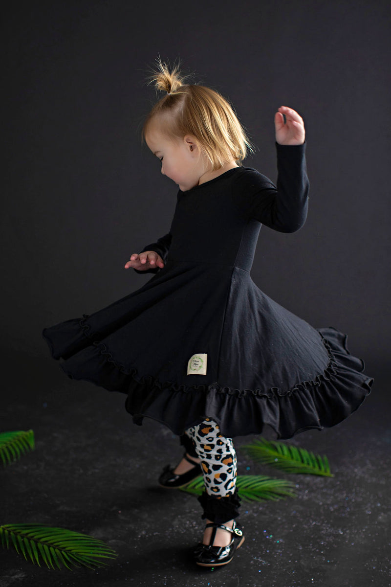 Black Polka dot dress