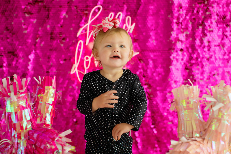 Baby Polka Dot Lounge Wear Black
