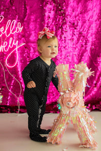 Baby Polka Dot Lounge Wear Black