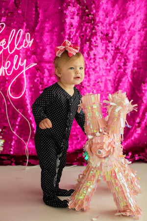 Baby Polka Dot Lounge Wear Black