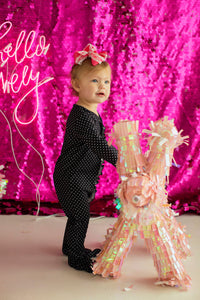 Baby Polka Dot Lounge Wear Black