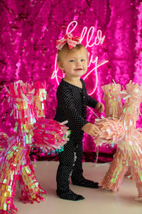 Baby Polka Dot Lounge Wear Black