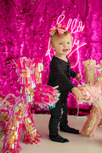 Baby Polka Dot Lounge Wear Black
