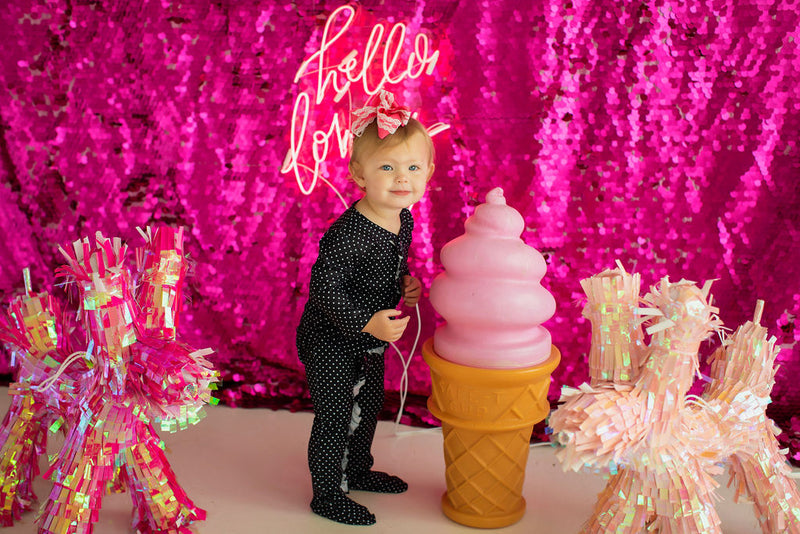 Baby Polka Dot Lounge Wear Black