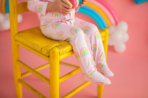 Baby Rainbow Loungewear Pink