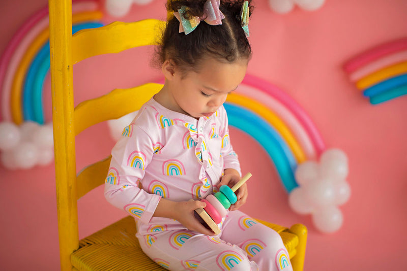 Baby Rainbow Loungewear Pink
