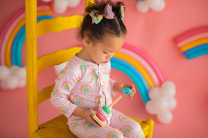 Baby Rainbow Loungewear Pink