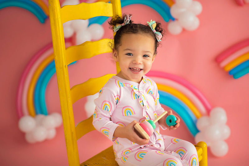 Baby Rainbow Loungewear Pink