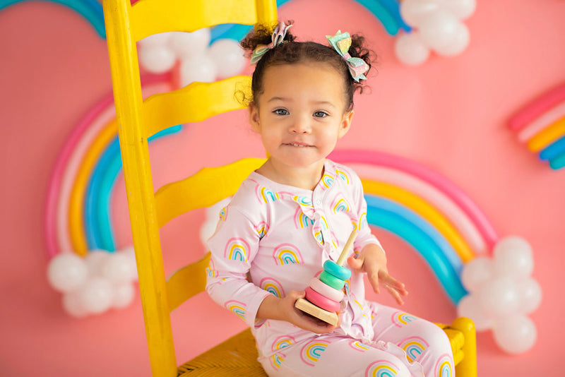 Baby Rainbow Loungewear Pink