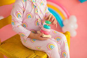 Baby Rainbow Loungewear Pink
