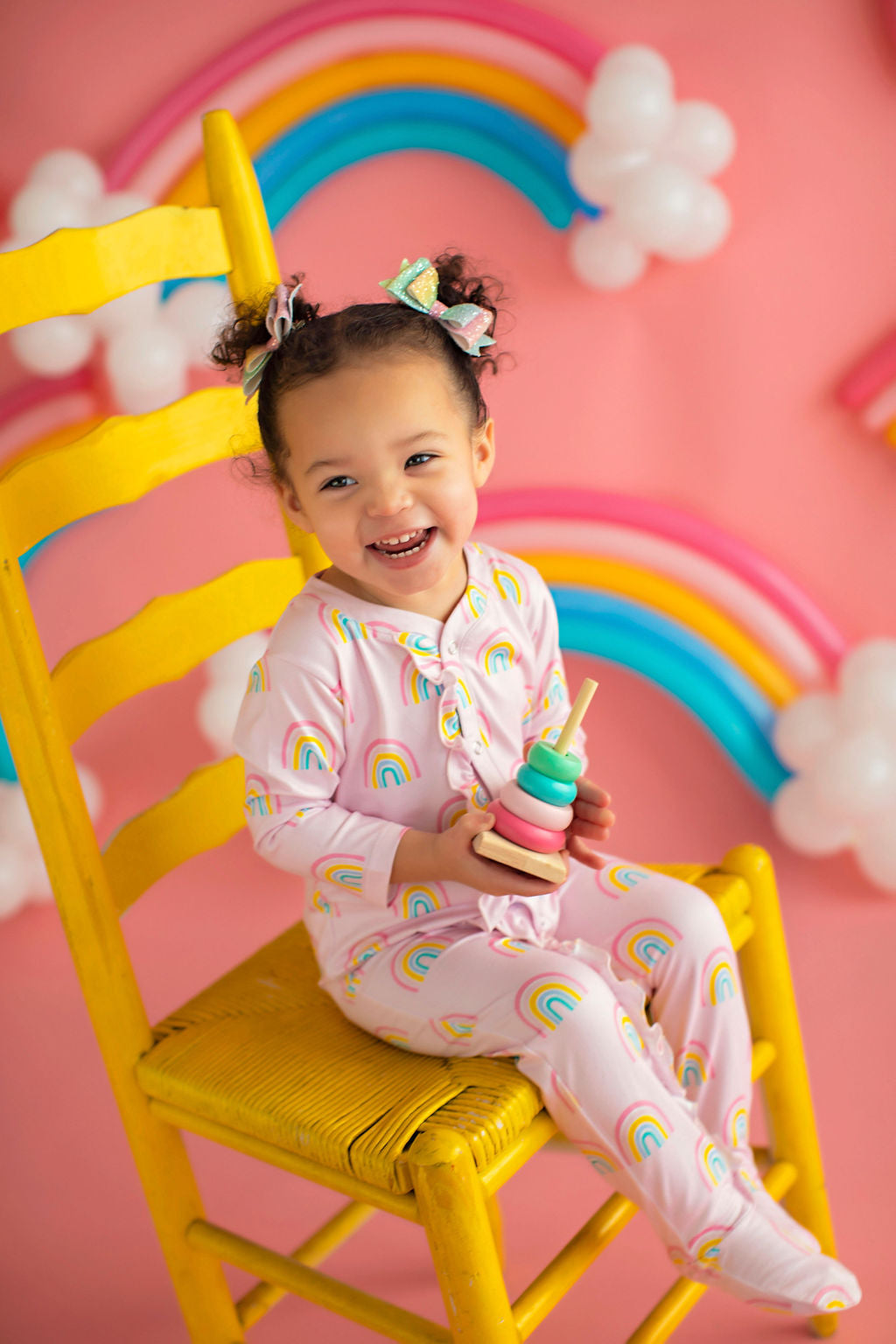 Baby Rainbow Loungewear Pink