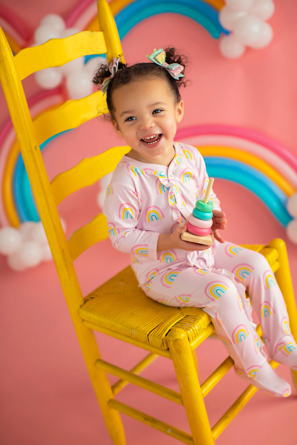 Baby Rainbow Loungewear Pink