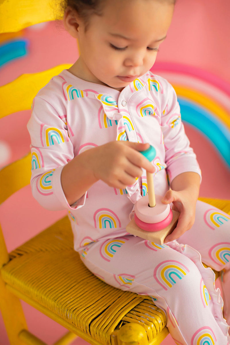 Baby Rainbow Loungewear Pink