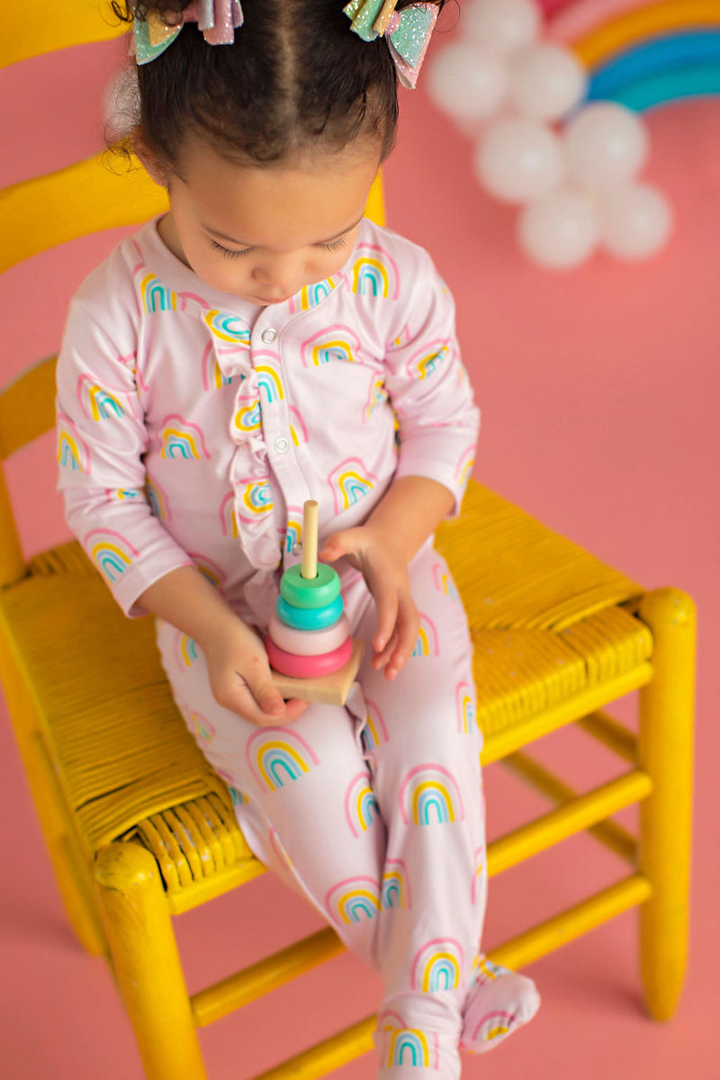 Baby Rainbow Loungewear Pink