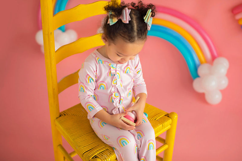 Baby Rainbow Loungewear Pink