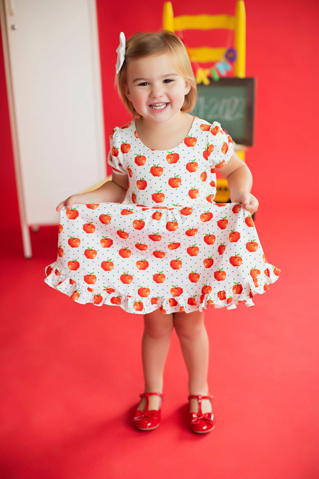 Apple Picking Bubble and Dress