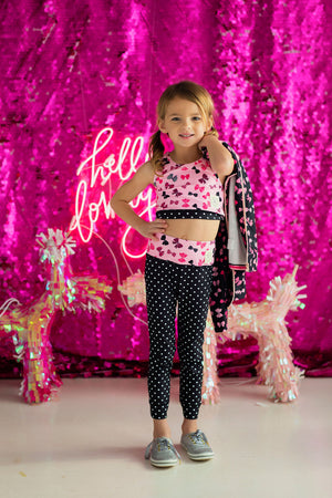 Pretty Little Bows Athletic Top and Pants
