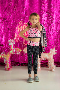 Pretty Little Bows Athletic Top and Pants