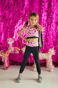 Pretty Little Bows Athletic Top and Pants