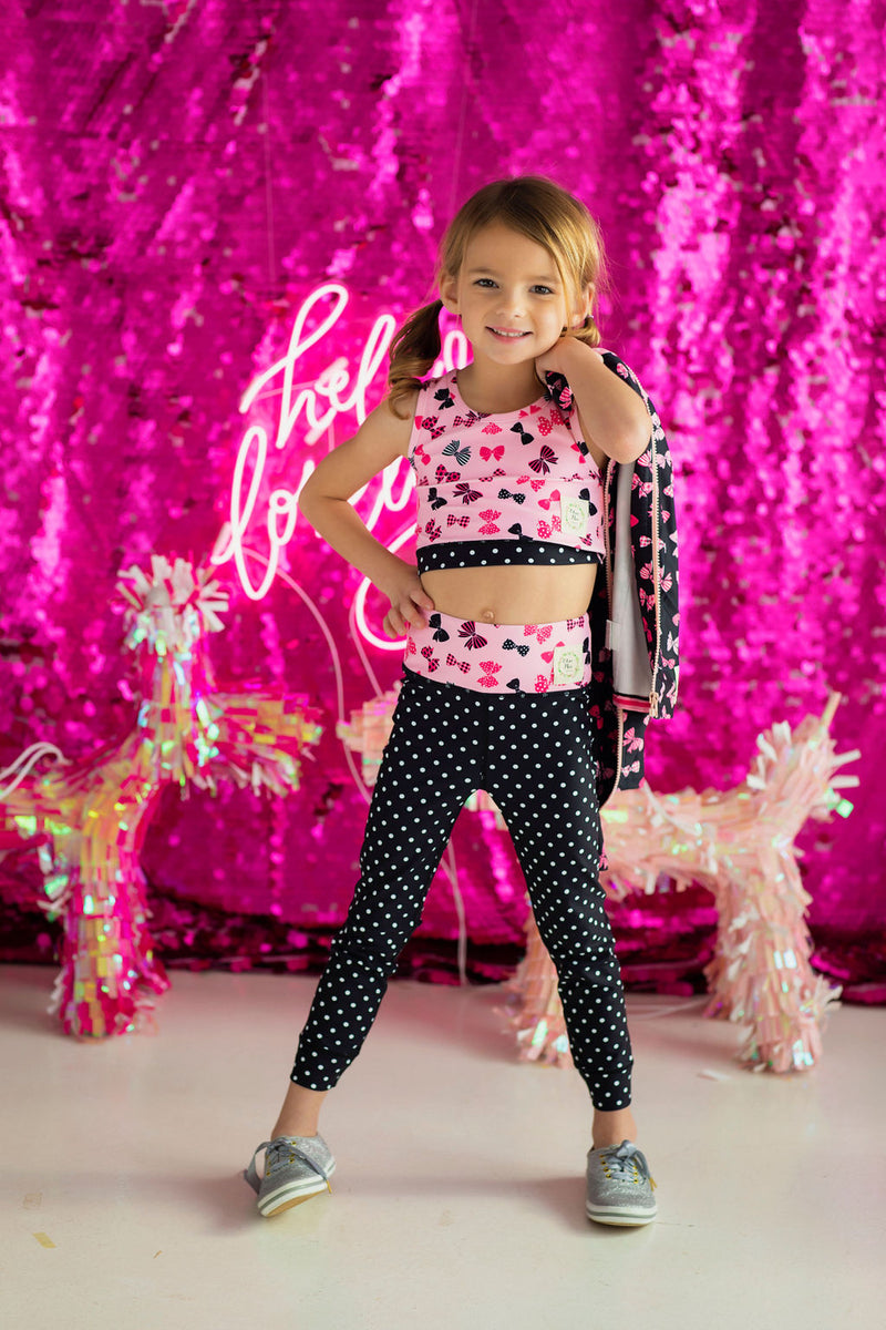 Pretty Little Bows Athletic Top and Pants