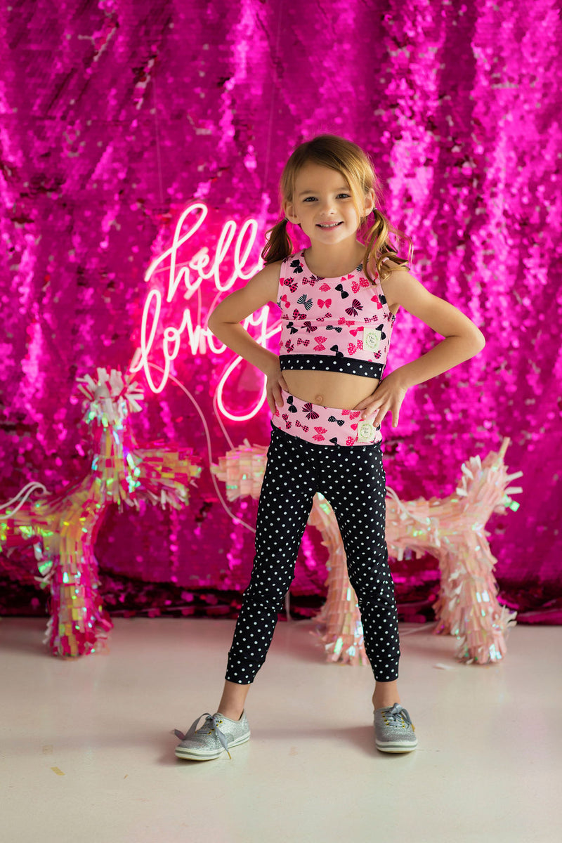 Pretty Little Bows Athletic Top and Pants