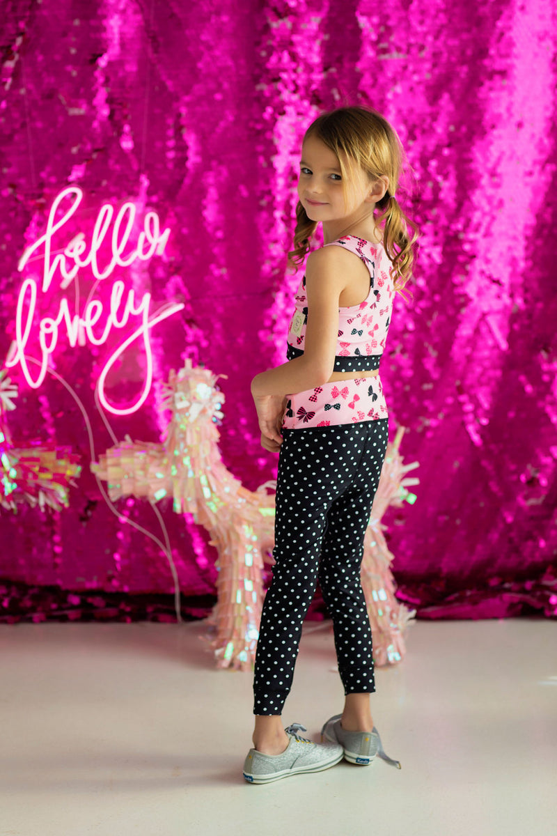 Pretty Little Bows Athletic Top and Pants