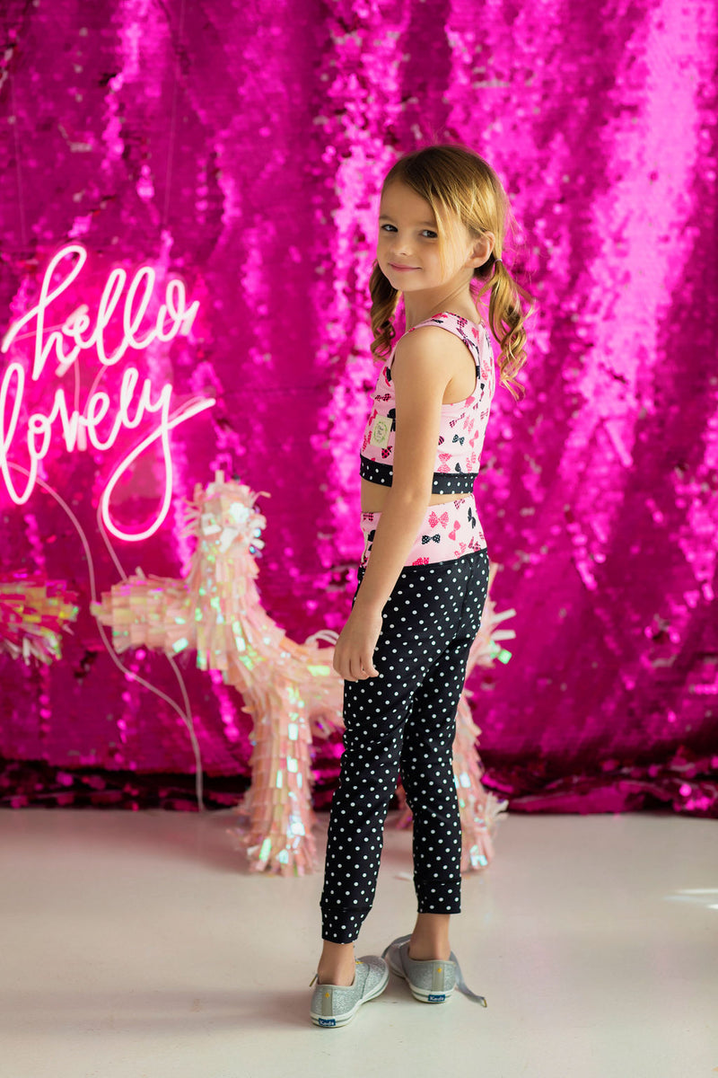Pretty Little Bows Athletic Top and Pants