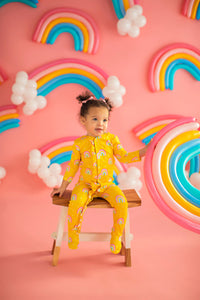 Baby Rainbow Lounge Wear Yellow