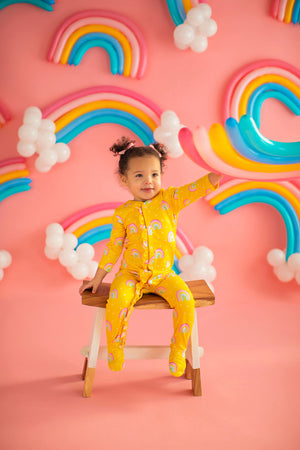 Baby Rainbow Lounge Wear Yellow