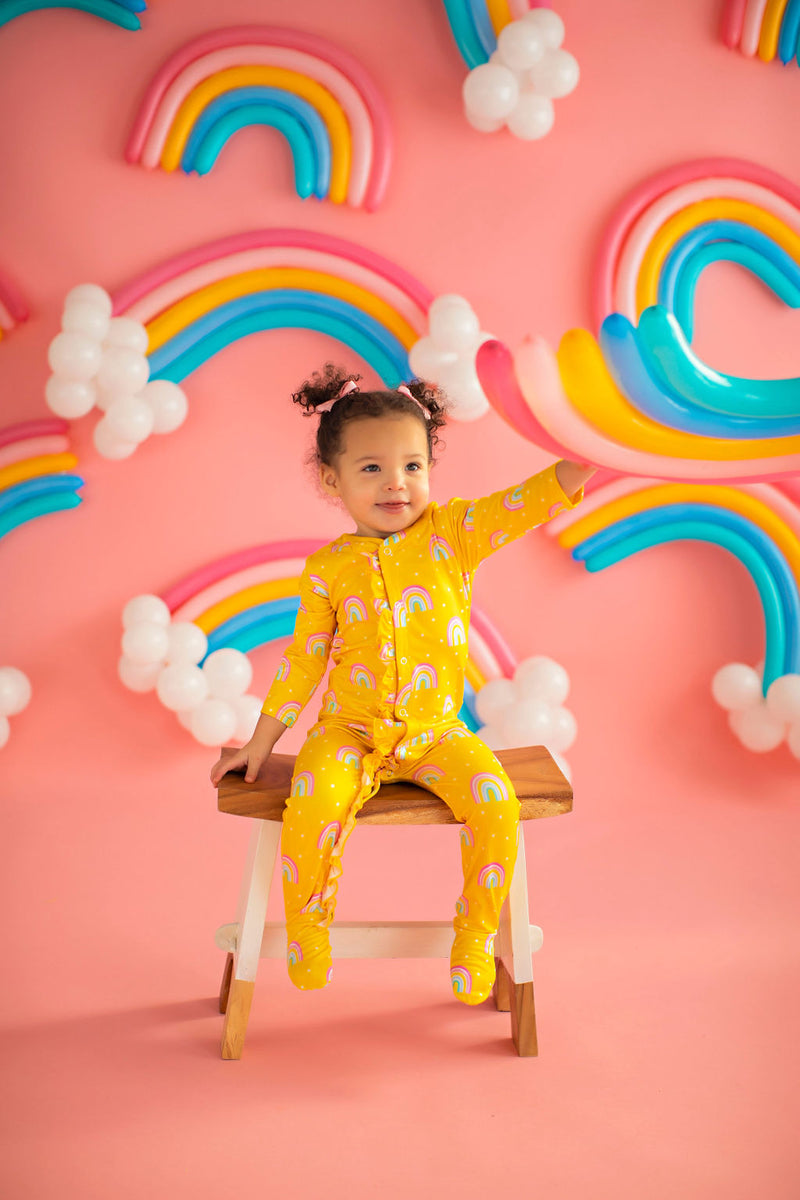 Baby Rainbow Lounge Wear Yellow