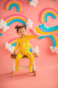 Baby Rainbow Lounge Wear Yellow