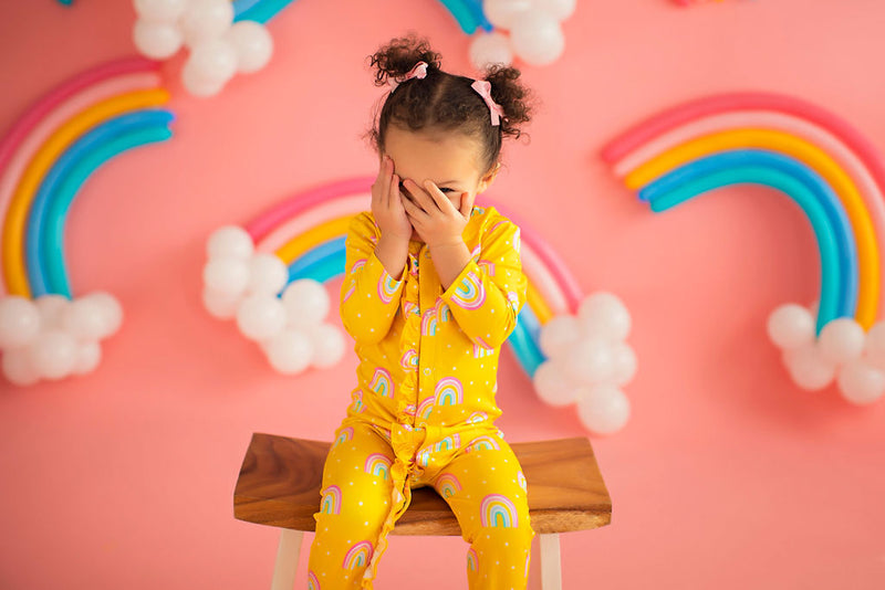 Baby Rainbow Lounge Wear Yellow