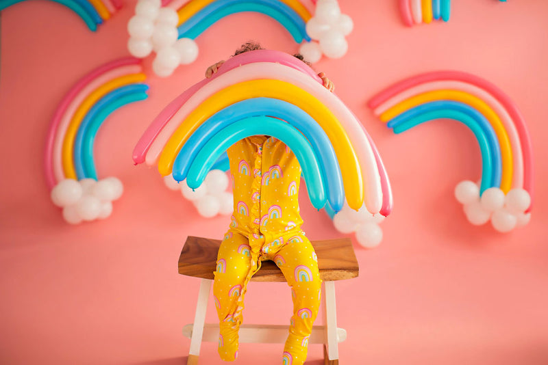 Baby Rainbow Lounge Wear Yellow