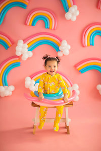 Baby Rainbow Lounge Wear Yellow
