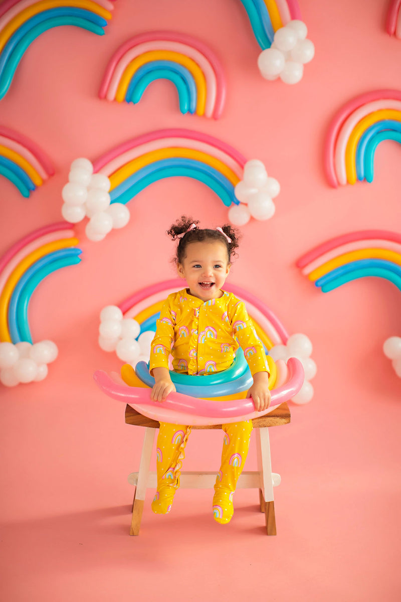 Baby Rainbow Lounge Wear Yellow