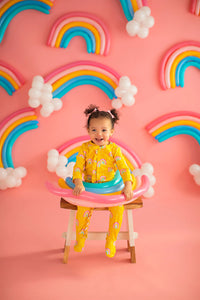 Baby Rainbow Lounge Wear Yellow