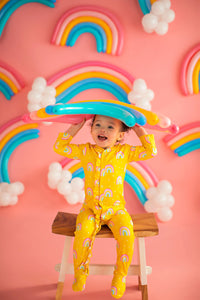 Baby Rainbow Lounge Wear Yellow